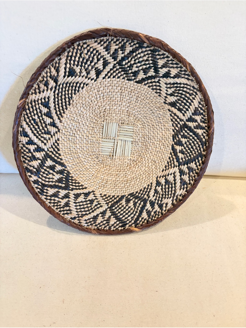 NEW Africa Woven Basket. Made by the Binga people of Zambia/Zimbabwe